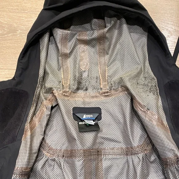 MEC Charcoal Hooded Trench Coat - Picture 5 of 6